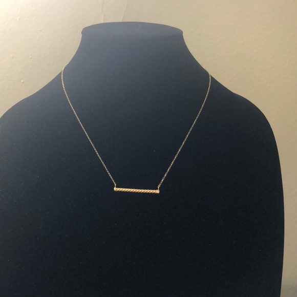 Argento Vivo Bar Pendant Necklace - Picture 2 of 5